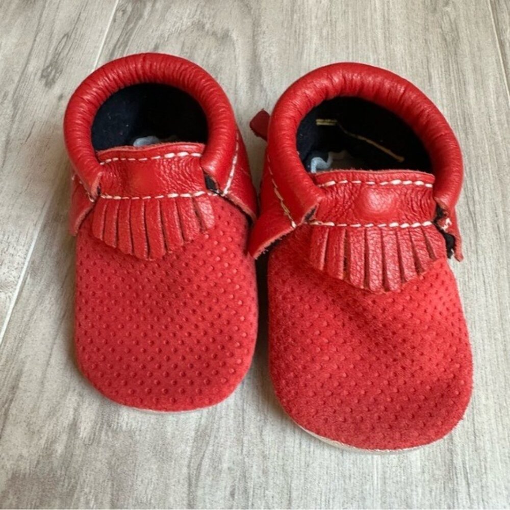 Freshly Picked Red Black Silver Moccasins 3